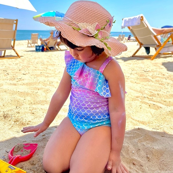 Mermaid Swimsuit for Toddler Girl - Picture 5 of 5